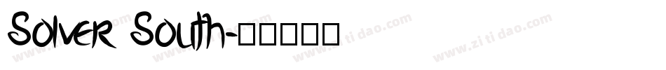 Solver South字体转换